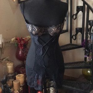 🔥SEXY🔥 Frederick’s of Hollywood Lace One Piece 5 Garters Lingerie Intimates